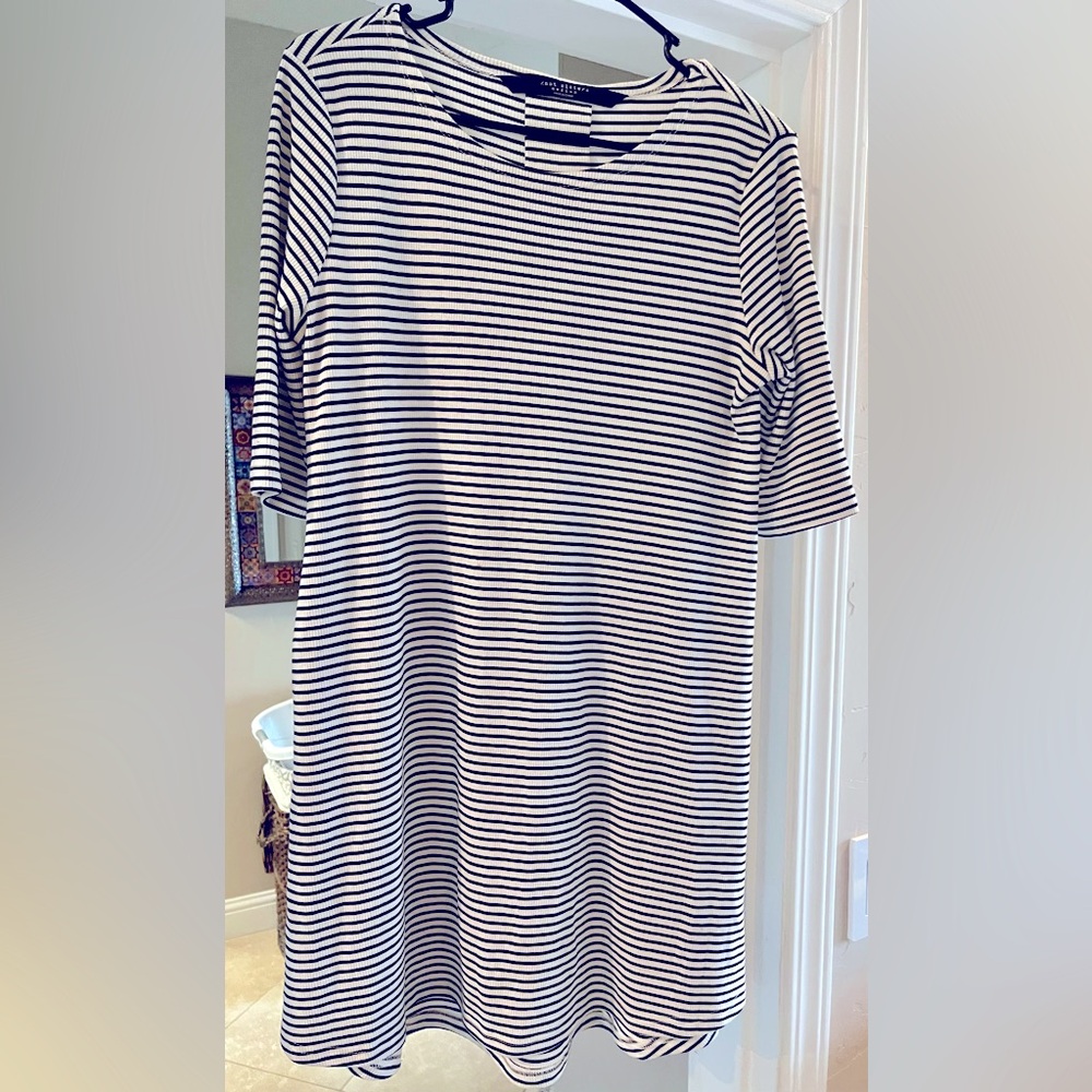 Black and white striped dress by Knot Sisters size Medium